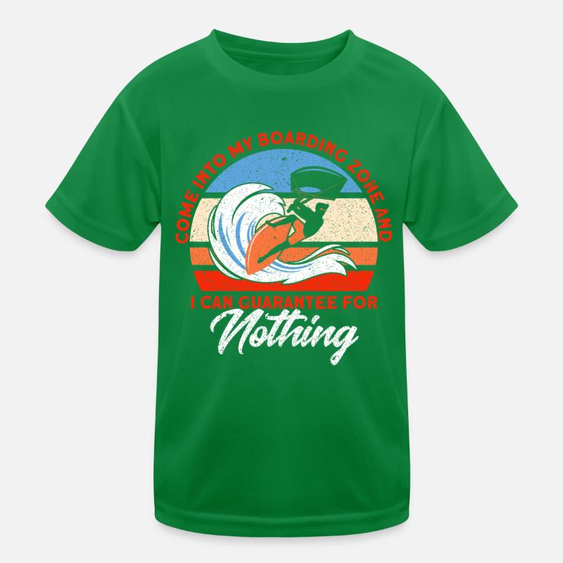 Kiteboarder Kitesurfer Kiten Kiteboard Gift Kids Functional T-Shirt