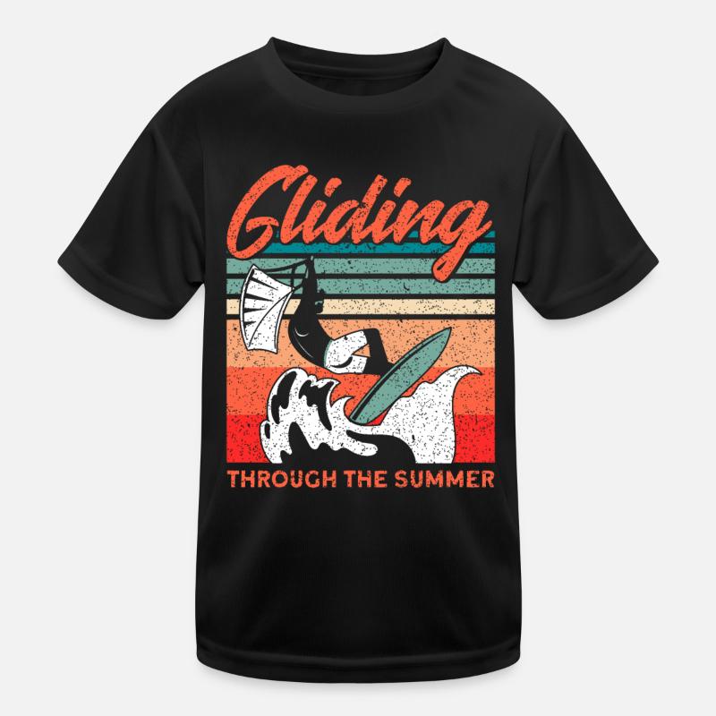 Kiteboarder Kitesurfer Kiten Kiteboard Cadeau T-shirt sport Enfant