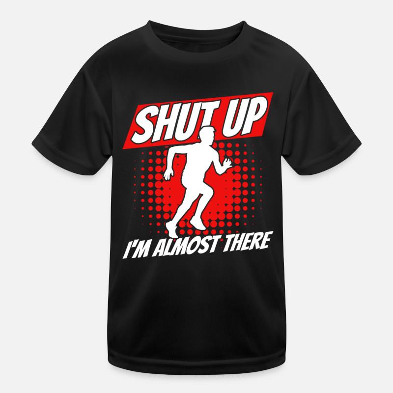 Jogging Running Runner Gift Kids Functional T-Shirt