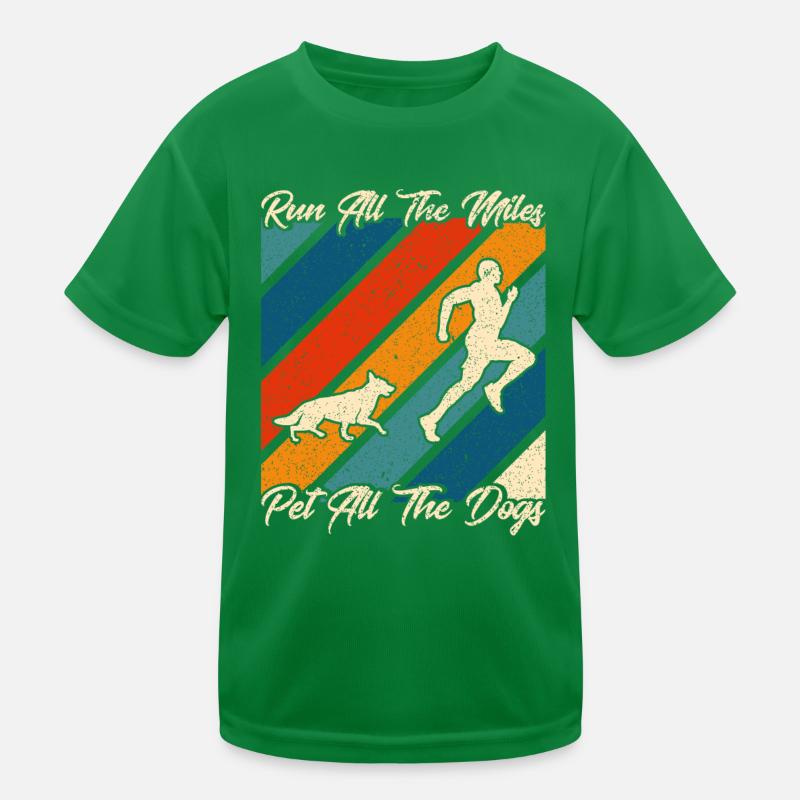 Halbmarathon Joggen Laufen Geschenk Kinder Funktions-T-Shirt