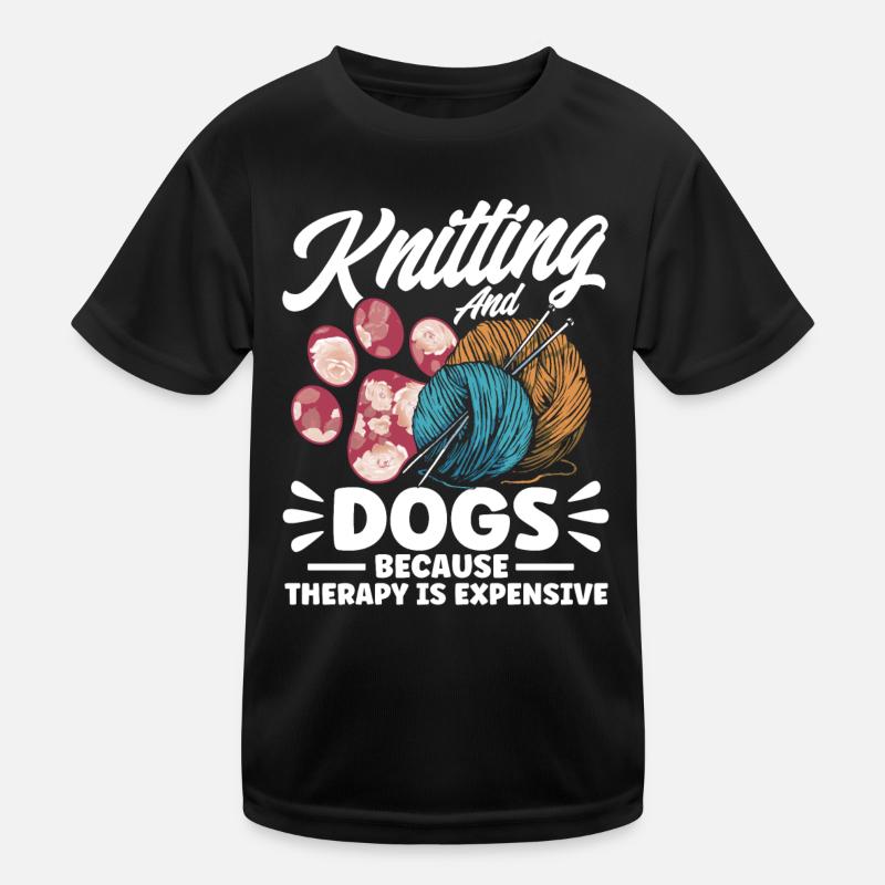 Stricken Garn stricken Stricken Stoff Geschenk Kinder Funktions-T-Shirt