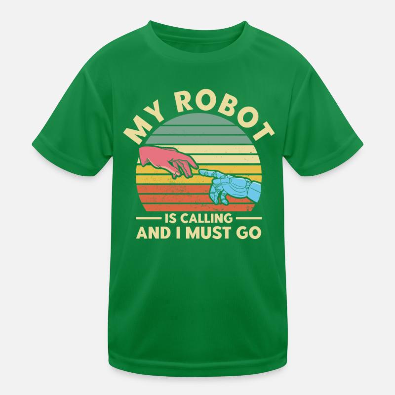 Engineer Teacher Robotics Technology Gift Kids Functional T-Shirt