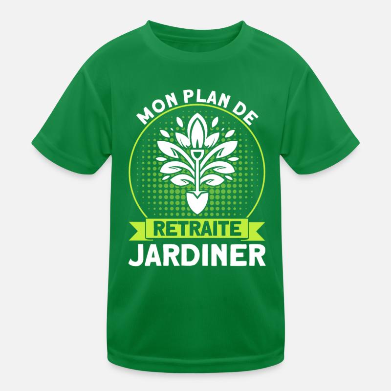 Gartenarbeit Gärtner Schrebergarten Geschenk Kinder Funktions-T-Shirt