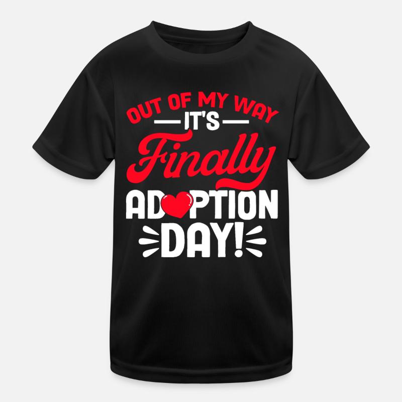 Adoption Adoption von Kindern Pflegeeltern Kinder Funktions-T-Shirt