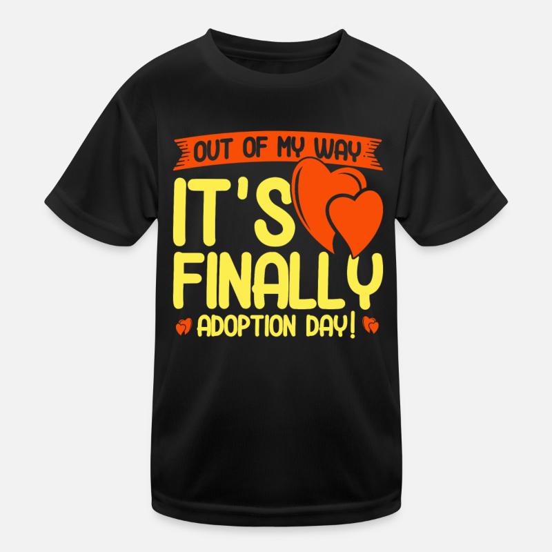 Adoption Adoption von Kindern Pflegeeltern Kinder Funktions-T-Shirt