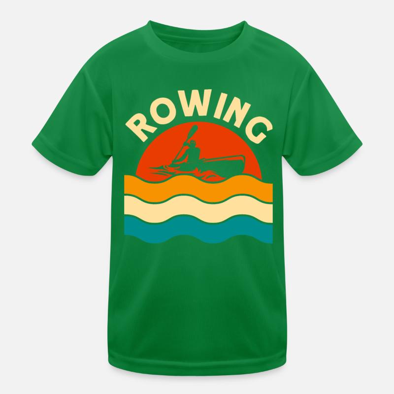 Team Rowing Rowers Rowing Gift Kids Functional T-Shirt