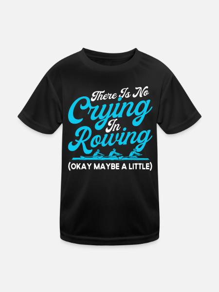 Team Rowing Rowing Team Team Rowing - Kids Functional T-Shirt - black - Front