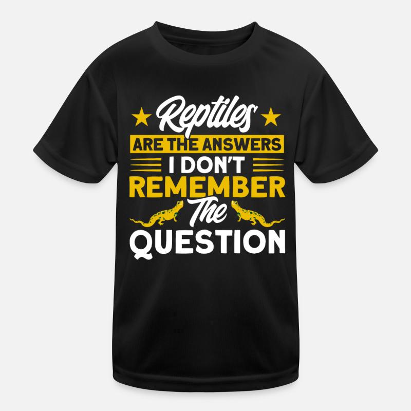 Reptile Serpent Reptiles Cadeau T-shirt sport Enfant