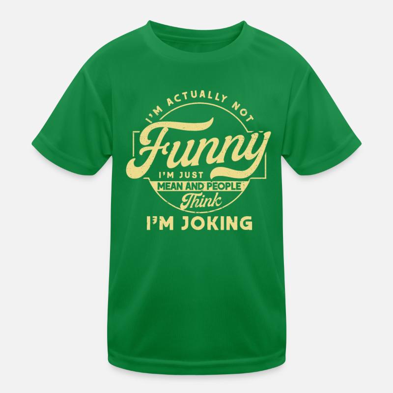 Irony Sarcasm Sarcastic gift Kids Functional T-Shirt