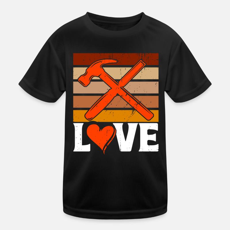 Schreiner Schnitzerei Holzarbeiter Geschenk Kinder Funktions-T-Shirt