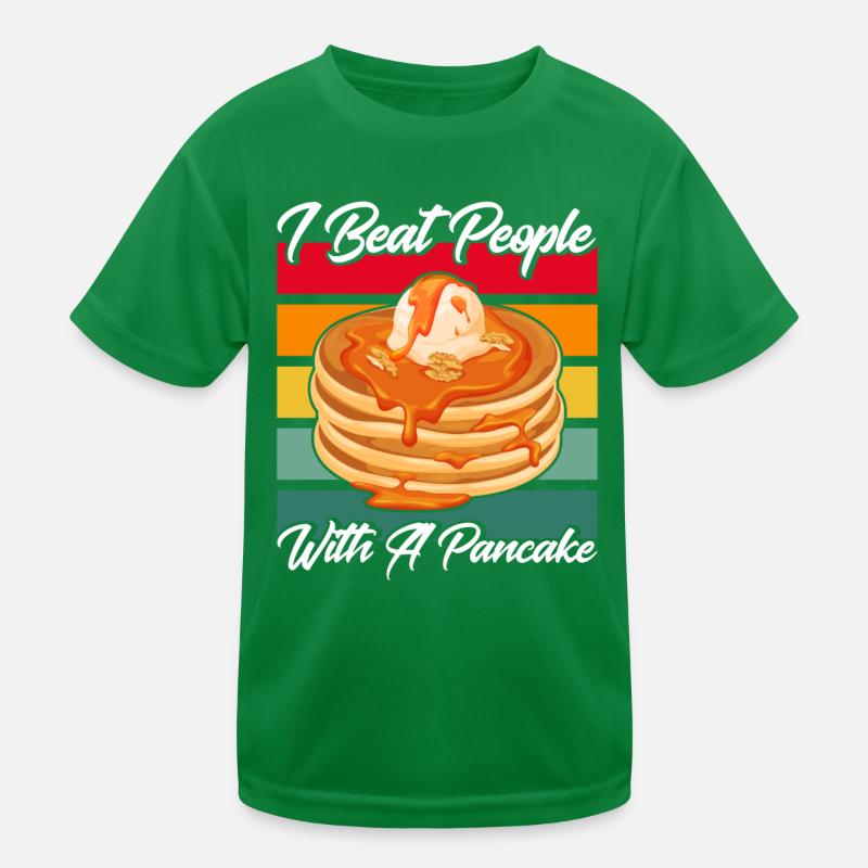 Breakfast Pancakes Pancakes Lovers Pank Kids Functional T-Shirt