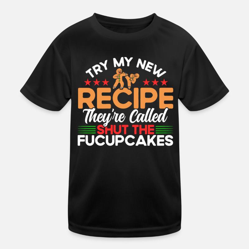 Weihnachtsbäckerei Lebkuchen Lebkuchen backen Gesc Kinder Funktions-T-Shirt