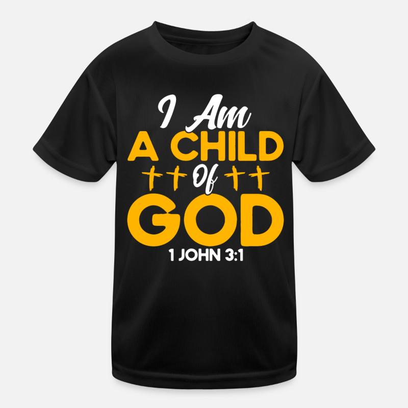Religiously Inspiring Bible Verse Gift Kids Functional T-Shirt