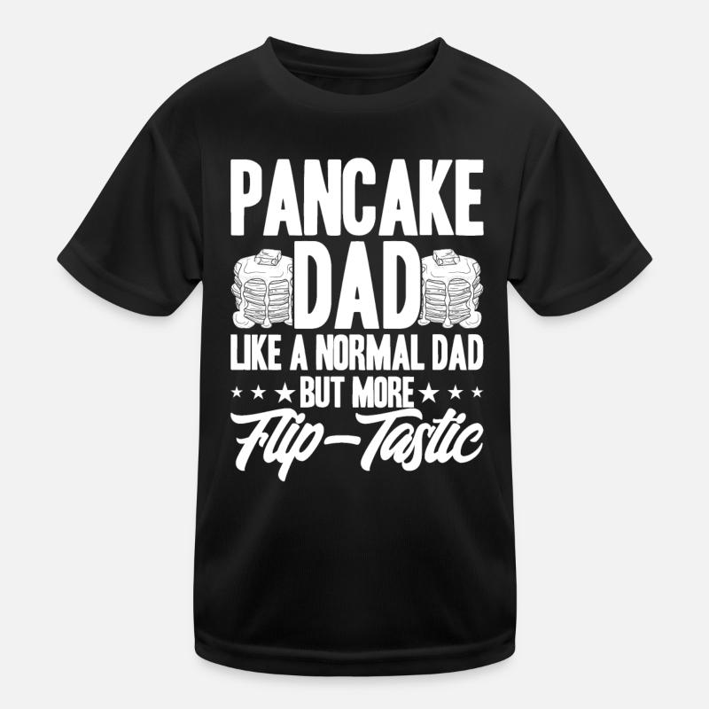 Fluffy Flat Cake Pancake Breakfast Pan T-shirt sport Enfant