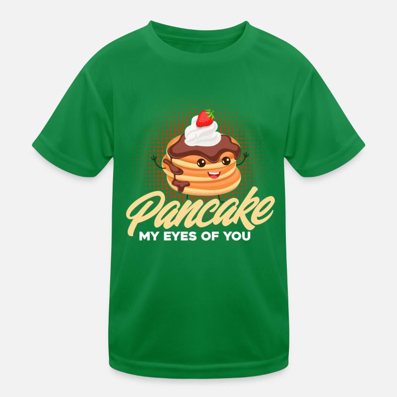 Petit déjeuner Pancakes Fluffy Flat Cake Pank T-shirt sport Enfant