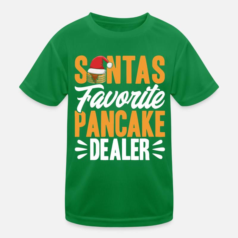Petit déjeuner Pancakes Fluffy Flat Cake Pank T-shirt sport Enfant