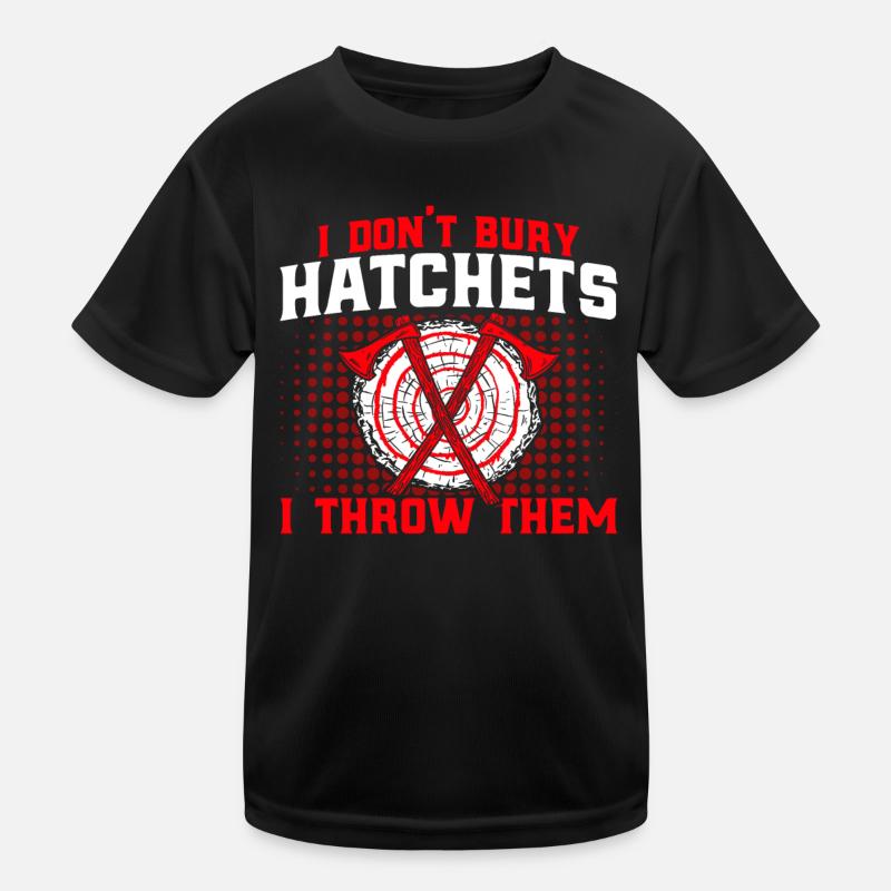 Axe Throwing Axe Throwing Competitions Axe Throwing Ges Kids Functional T-Shirt