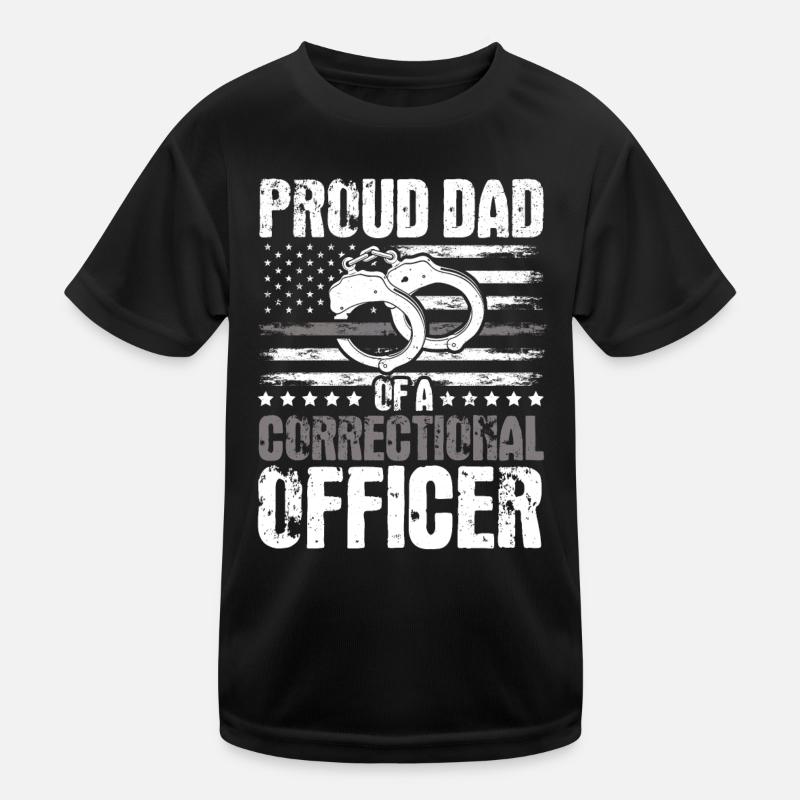 Correctional officer Handcuffs Prison guard Kids Functional T-Shirt