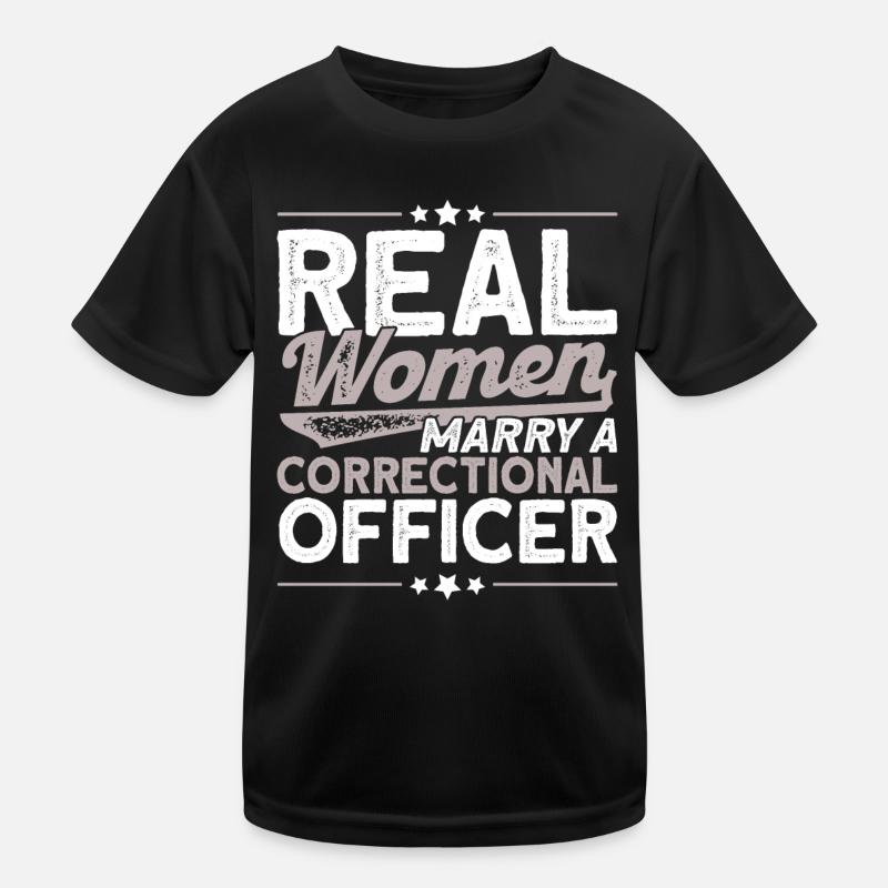 Prison guard Handcuffs Correctional officer Kids Functional T-Shirt