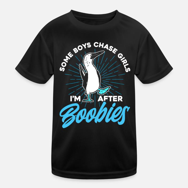 Birdwatcher Seabird Boobie Gift Kids Functional T-Shirt