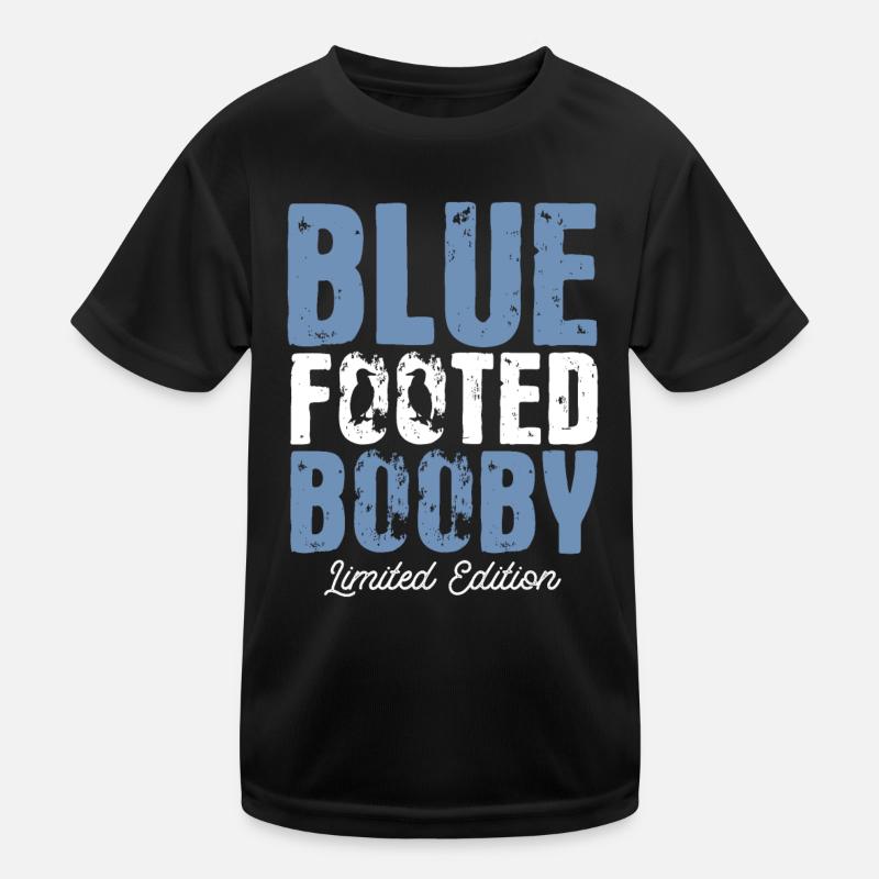 Seevogel Tölpel Blaufußtölpel Geschenk Kinder Funktions-T-Shirt