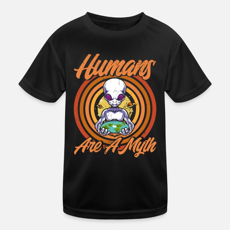 Menschen sind ein Mythos Alien Geschenk Kinder Funktions-T-Shirt