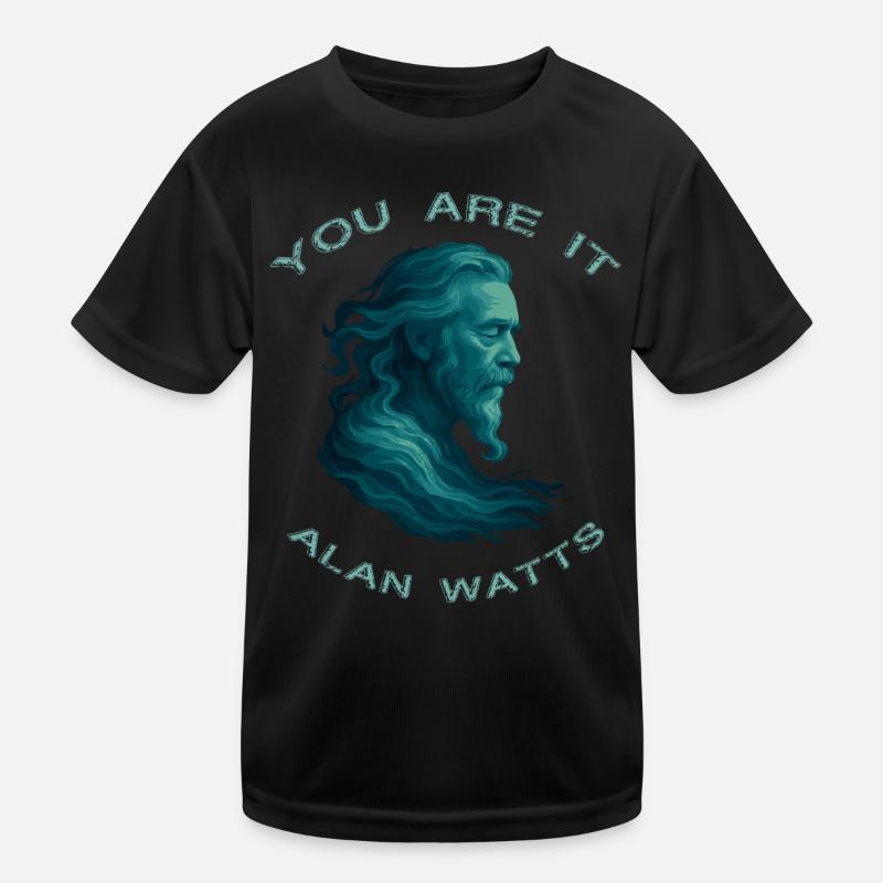 Vous êtes Alan Watts Art T-shirt sport Enfant
