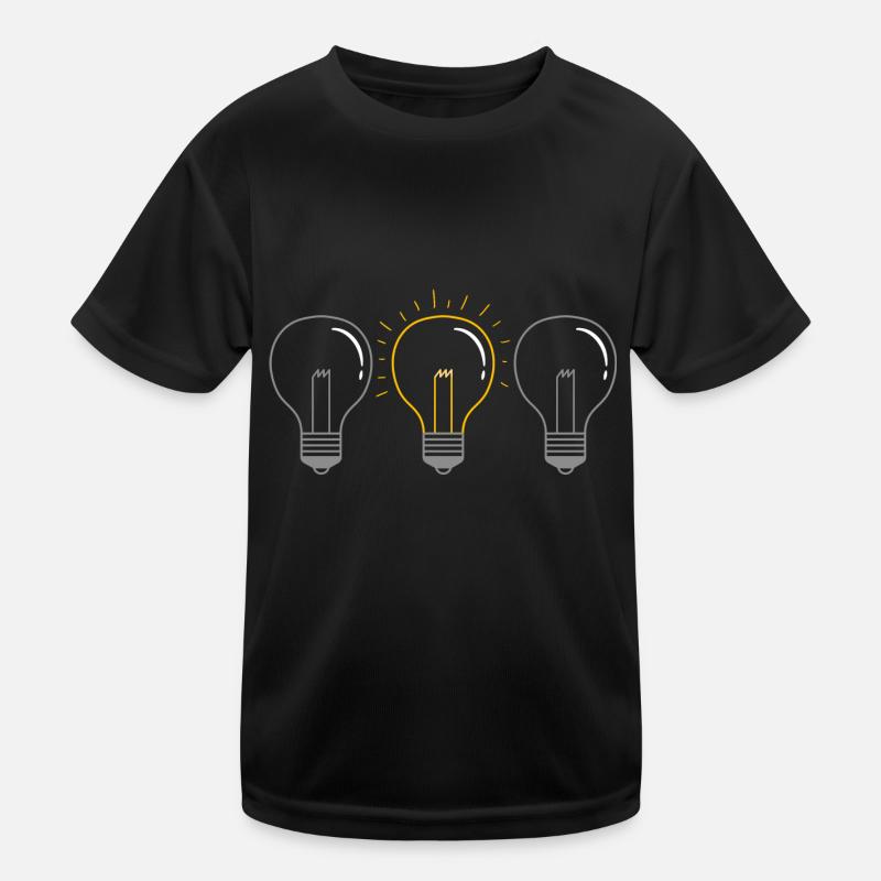 Light bulb Kids Functional T-Shirt