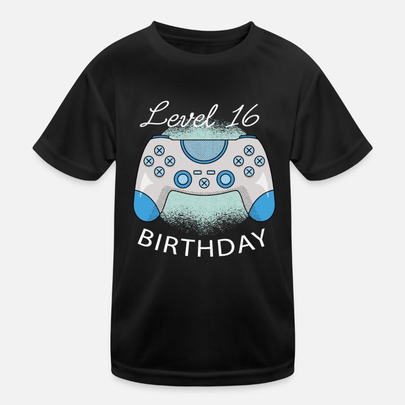 Level 16 Birthday Play Birthday Present Kinder Funktions-T-Shirt