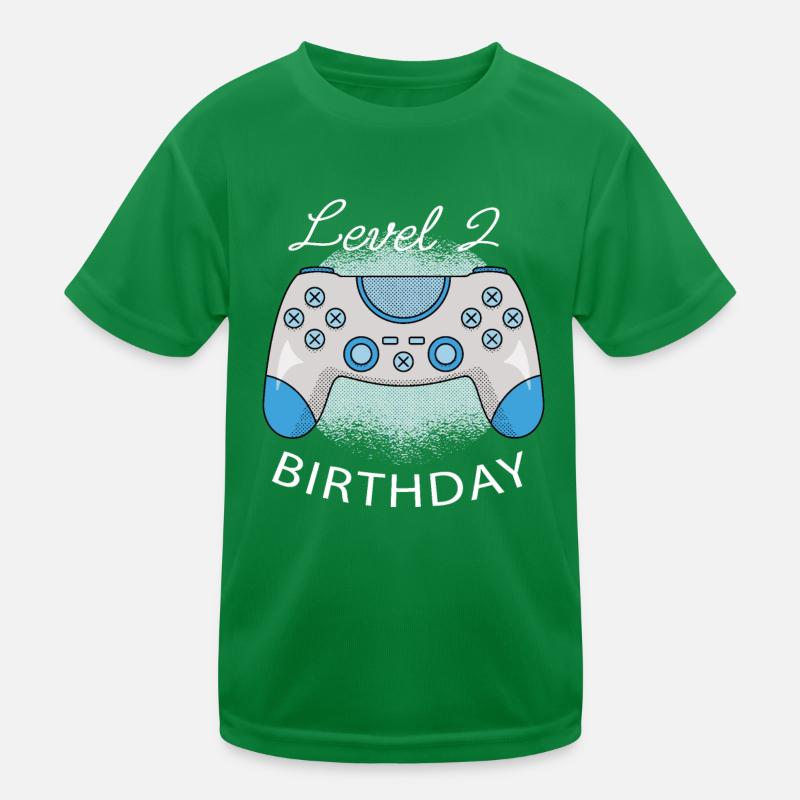 Level 2 Birthday Play Birthday Present Kids Functional T-Shirt