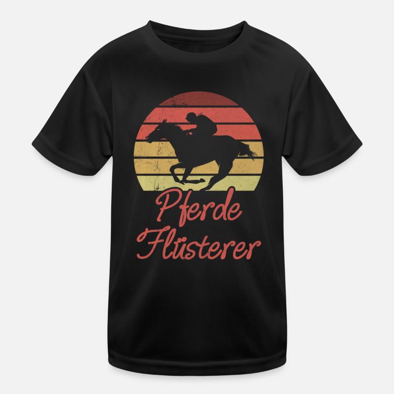 Pferde Flüsterer Pferdesport Reitsport Geschenk Kinder Funktions-T-Shirt