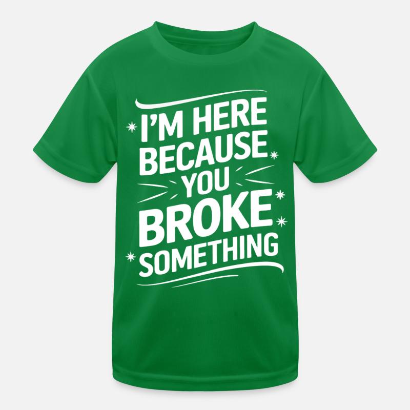 Support technique Informatique T-shirt sport Enfant