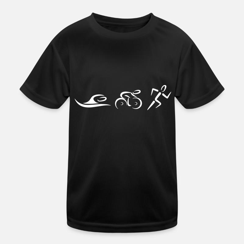 Triathlon - Kids Functional T-Shirt - black