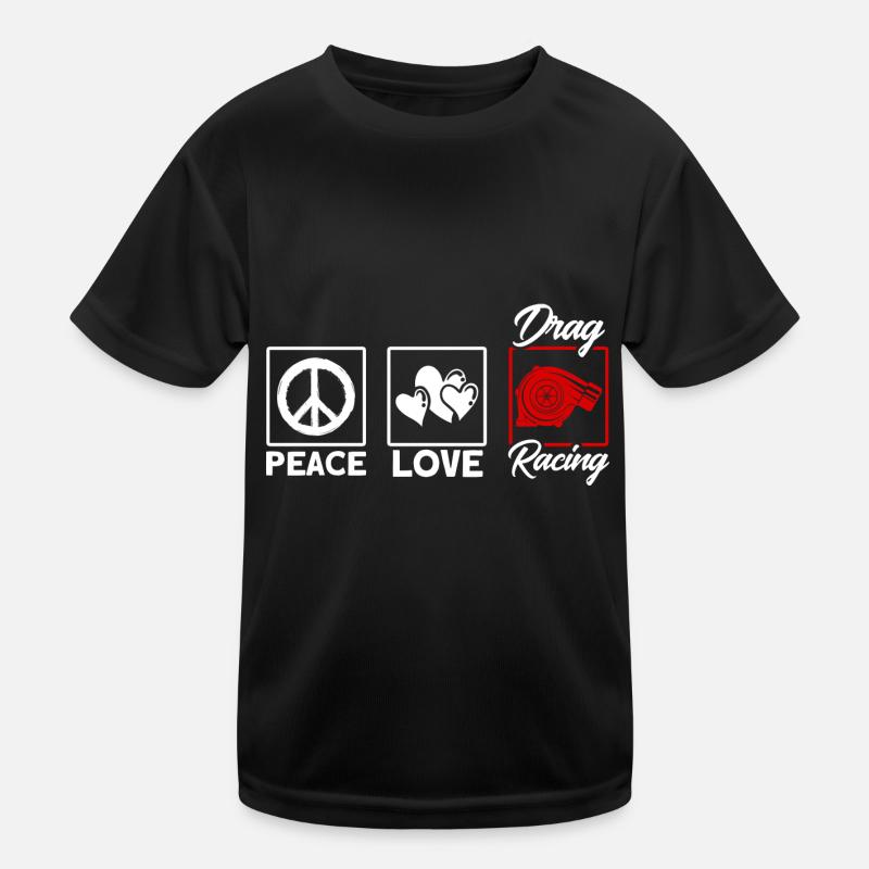 Cadeau de course de voitures de course de dragsters T-shirt sport Enfant