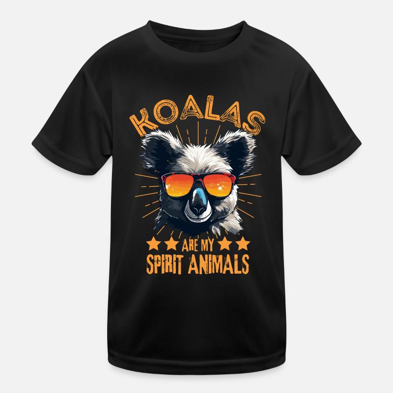 Koala mit Sonnenbrille Kinder Funktions-T-Shirt
