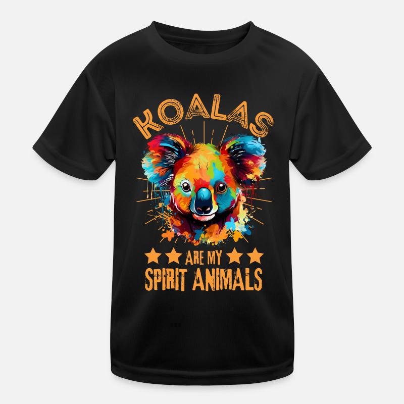 Bunter Koala Kinder Funktions-T-Shirt
