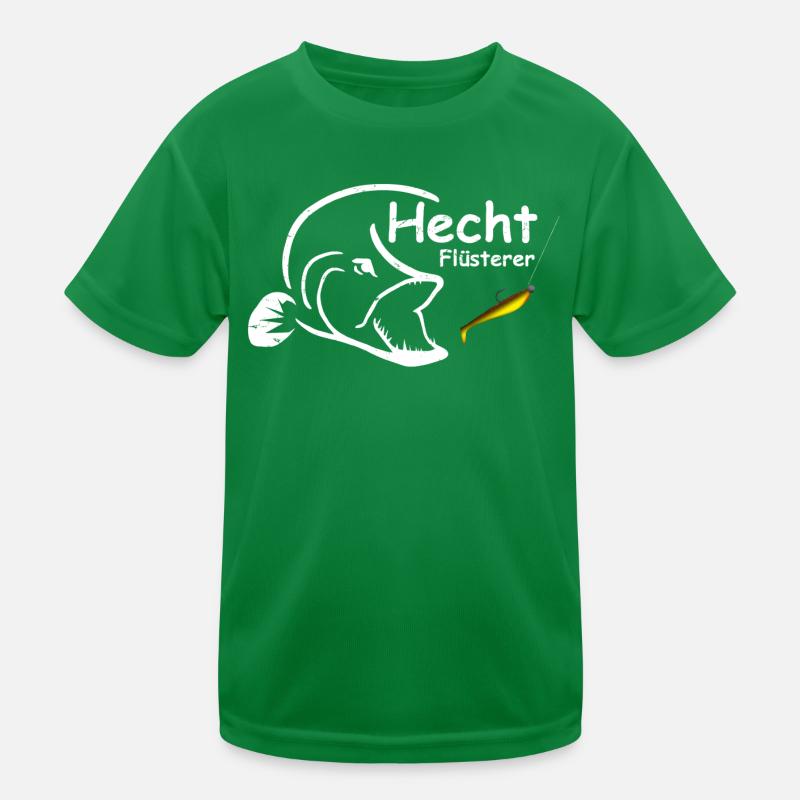 Hecht Flüsterer Kinder Funktions-T-Shirt