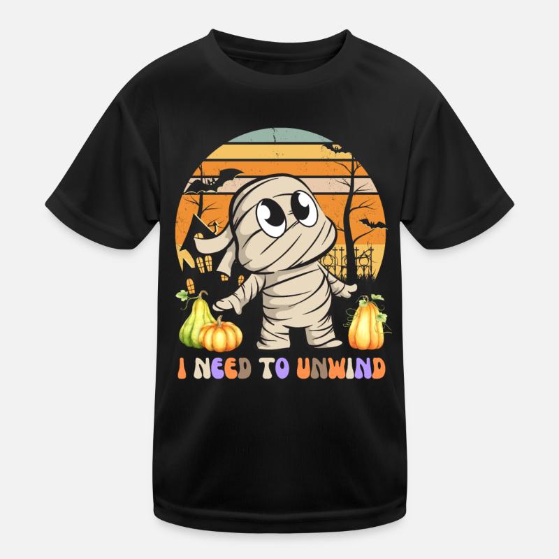i NEED TO UNWIND - Kids Functional T-Shirt - black