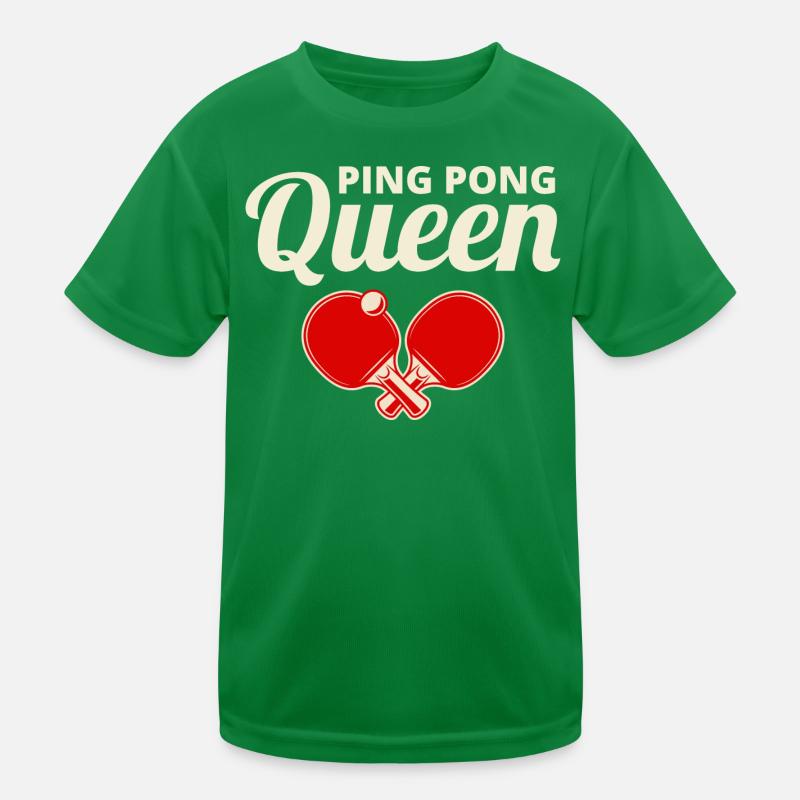 Ping Pong Master Table Tennis Coach Paddle Player Kids Functional T-Shirt