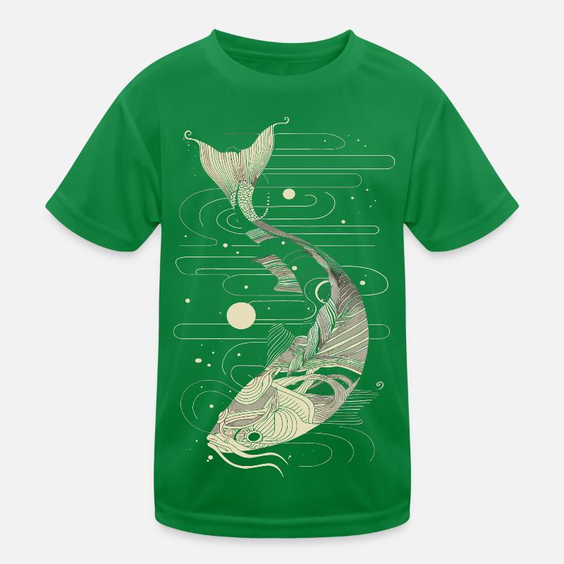Fish Graphic Kids Functional T-Shirt
