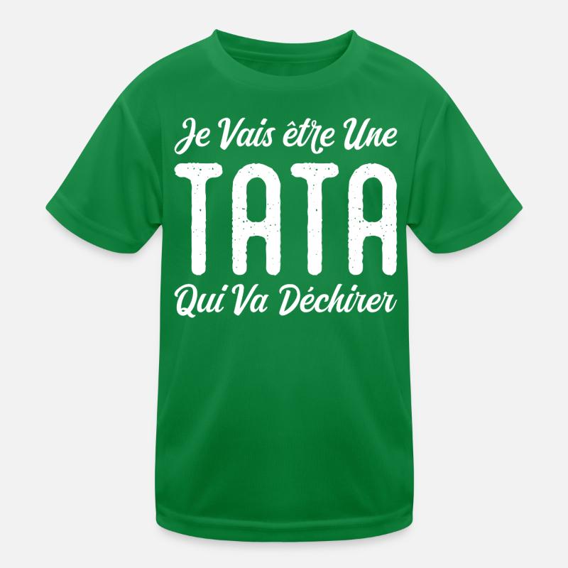 Ich werde eine Tante sein, die rocken wird Kinder Funktions-T-Shirt