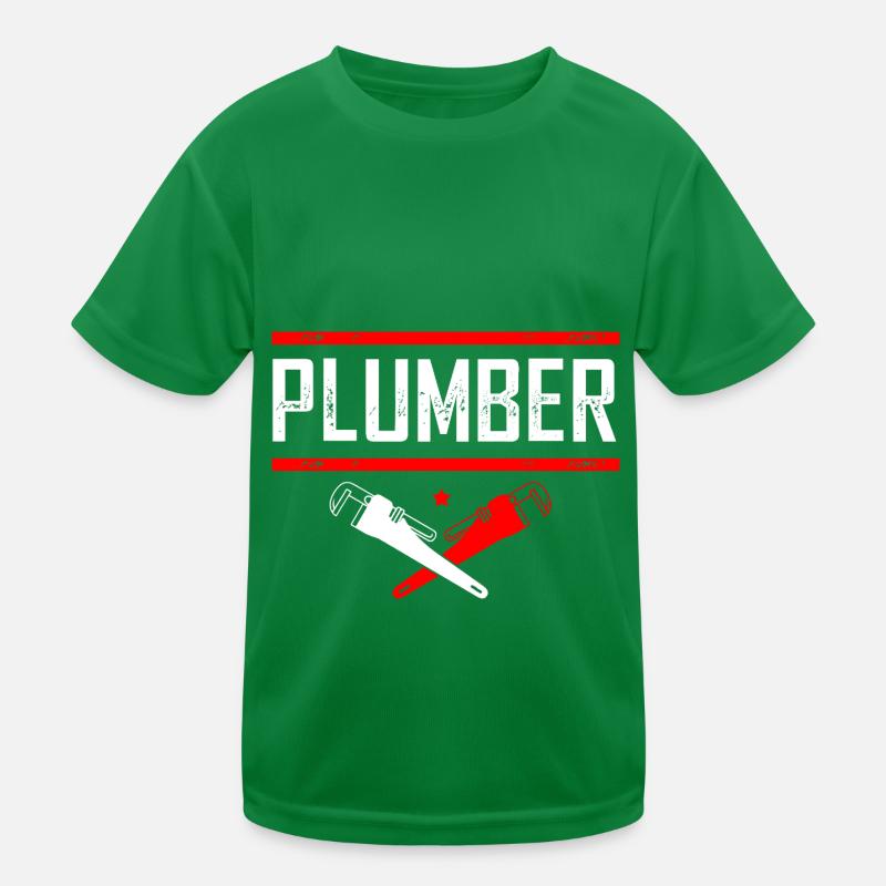 Plumber Plumber Kids Functional T-Shirt