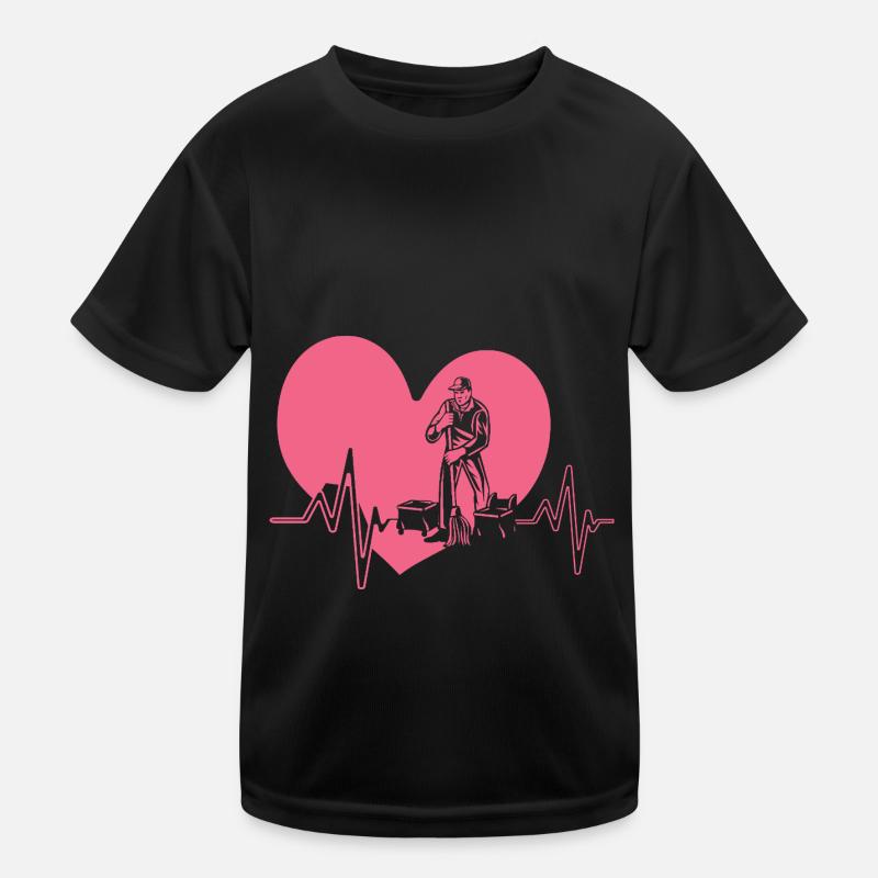 Fréquence cardiaque du soignant T-shirt sport Enfant