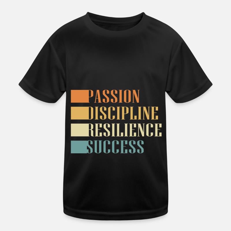 Workaholic Resilienz Kinder Funktions-T-Shirt