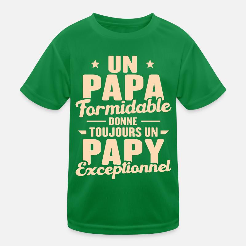 Papa Formidable - Papy Exceptionnel T-shirt sport Enfant