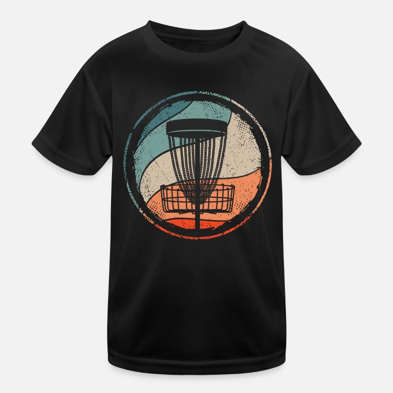 Discgolfer vintage disc golf player disc golf T-shirt sport Enfant