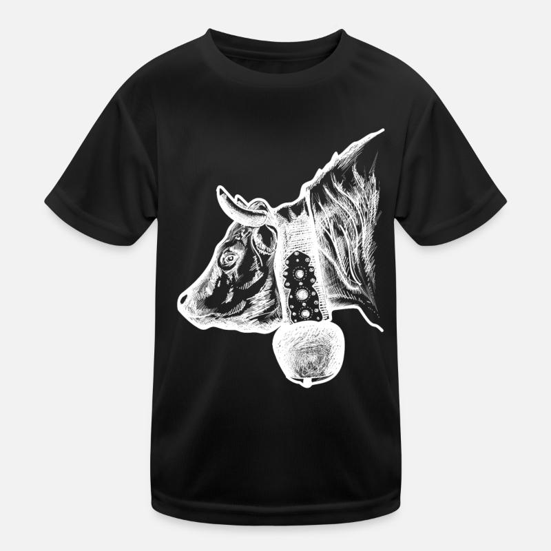 Vache d'hérens, eringer, combat de reines T-shirt sport Enfant