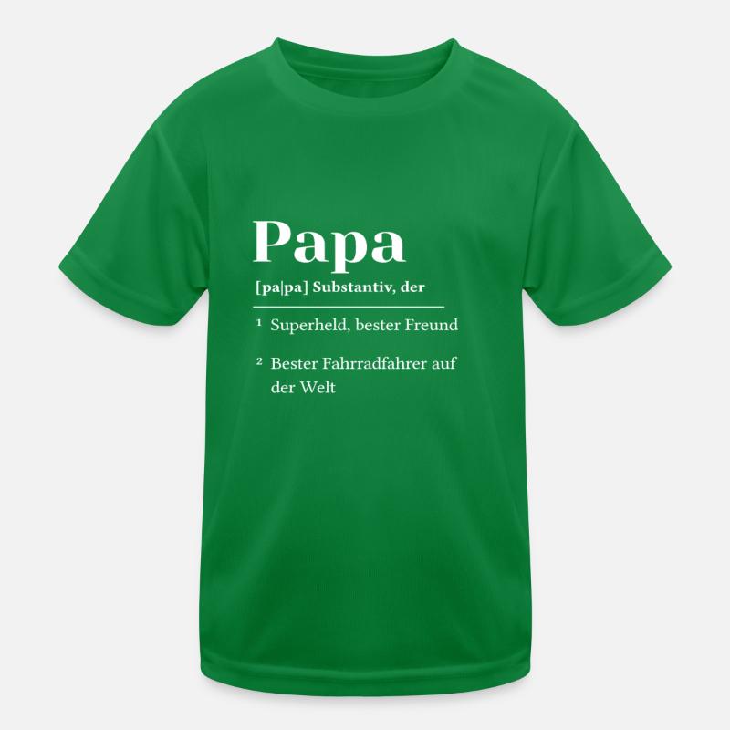 Papa vélo vélo papa vélo T-shirt sport Enfant