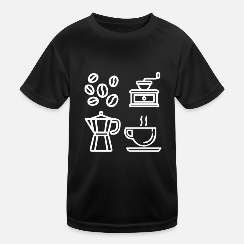 Café café café Café Espresso Au Lait T-shirt sport Enfant