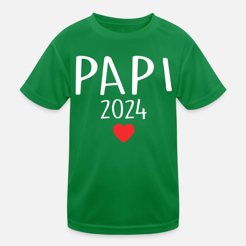 Dad - Daddy-to-be 2024 Kids Functional T-Shirt
